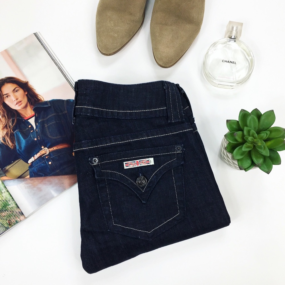 hudson • signature back flap bootcut jeans